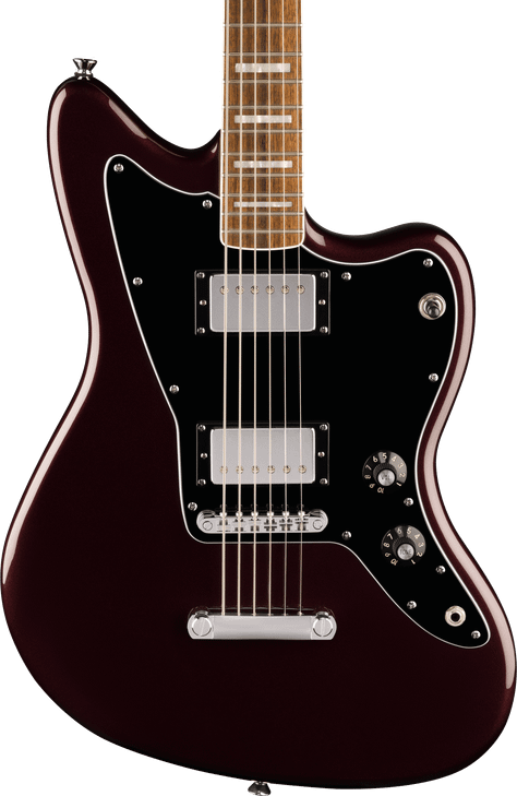 Squier - Paranormal Baritone Jazzmaster Electric Guitar w/ Laurel Fingerboard - HH - Oxblood