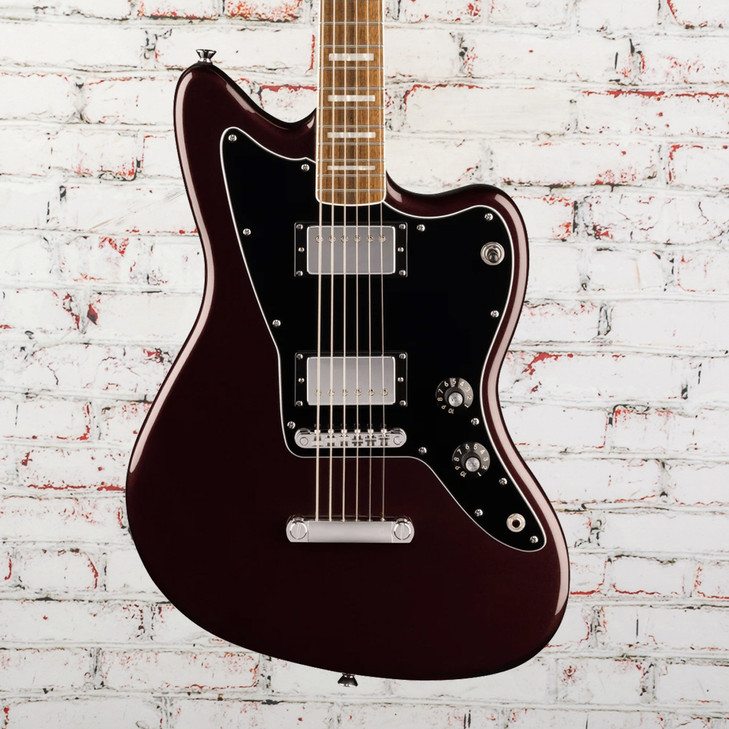 Squier - Paranormal Baritone Jazzmaster Electric Guitar w/ Laurel Fingerboard - HH - Oxblood