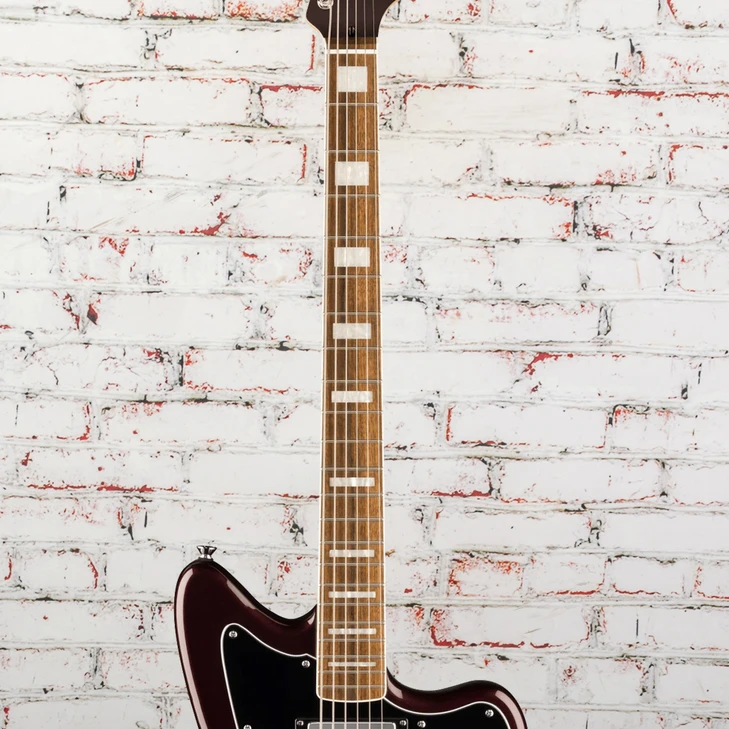 Squier - Paranormal Baritone Jazzmaster Electric Guitar w/ Laurel Fingerboard - HH - Oxblood