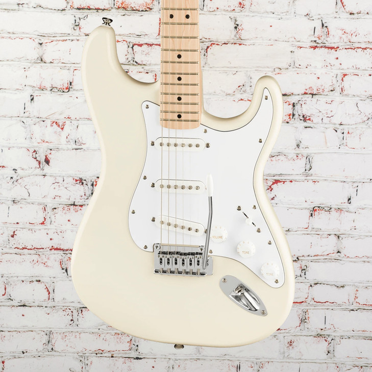 Squier - Affinity Series Stratocaster Electric Guitar w/ Maple Fingerboard - Olympic White