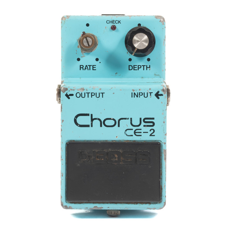BOSS - 1981 CE-2 Chorus Pedal Silver Screw - VINTAGE