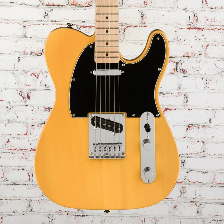 Squier - Affinity Series Telecaster Electric Guitar w/ Maple Fingerboard - Butterscotch Blonde
