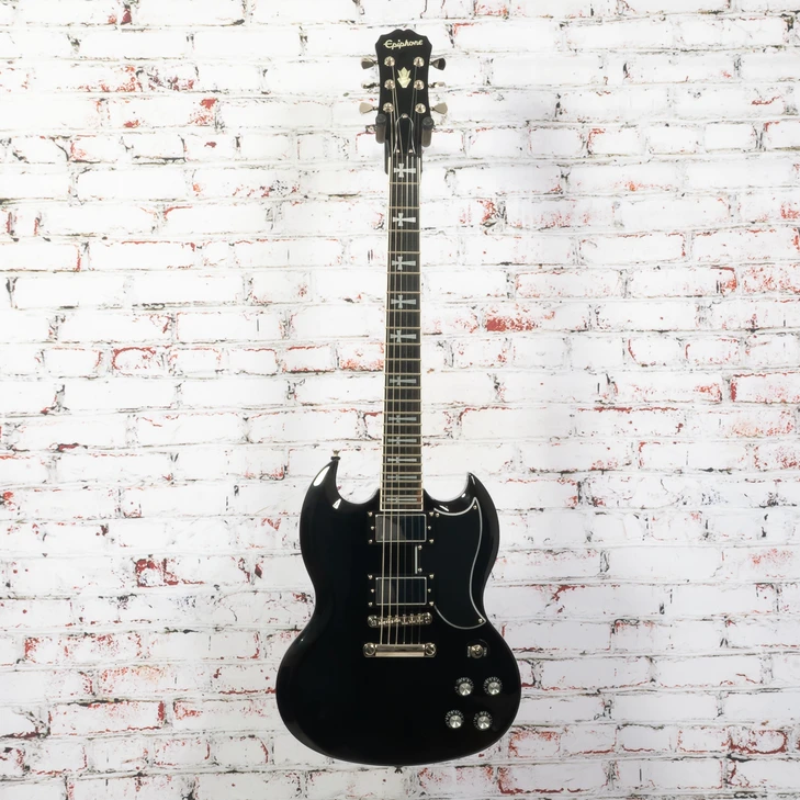 Epiphone - LTD Edition Tony Iommi SG Custom Electric Guitar Black w/OHSC and COA - USED