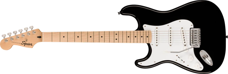 Squier Squier Sonic Stratocaster Lefty LH Maple FB White Pickguard Black