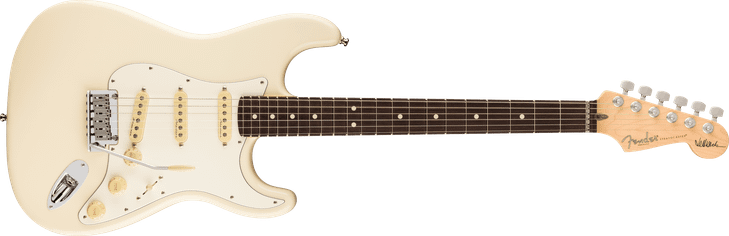 Fender Jeff Beck Stratocaster Rosewood FB Olympic White with Case