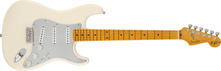 Fender Nile Rodgers Hitmaker Stratocaster Maple FB Olympic White with Case