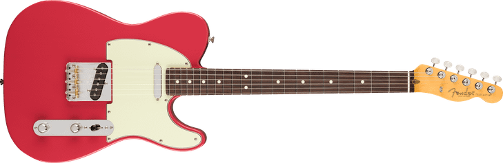Fender American Professional Classic Telecaster Rosewood FB Faded Dakota Red with Bag