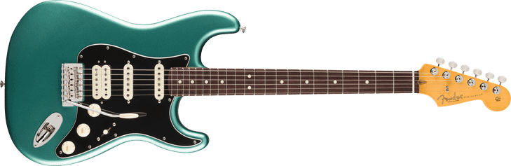 Fender American Professional Classic Stratocaster HSS Rosewood FB Faded Sherwood Green Metallic with Bag