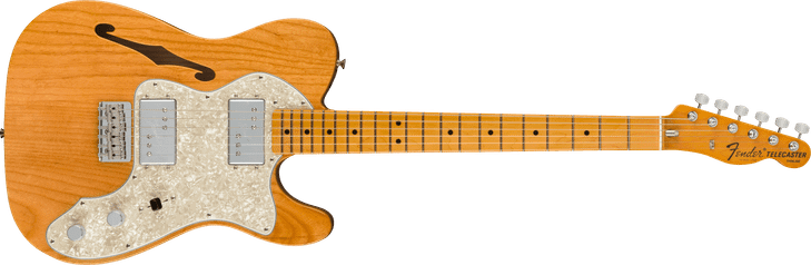 Fender American Vintage II 1972 Telecaster Thinline Maple FB Aged Natural with Case