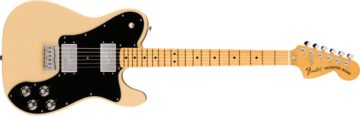 Fender American Vintage II 1975 Telecaster Deluxe Maple FB Vintage Blonde with Case