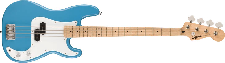 Squier Squier Sonic Precision Bass Maple FB White Pickguard California Blue