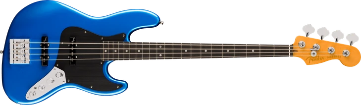 Fender American Ultra II Jazz Bass Ebony FB  Noble Blue with Case