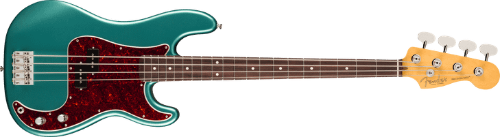 Fender American Professional Classic Precision Bass Rosewood FB Faded Sherwood Green Metallic with Bag