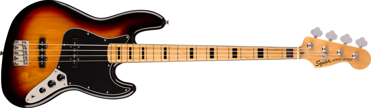 Squier Classic Vibe '70s Jazz Bass Maple FB 3-Color Sunburst