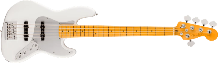 Fender American Ultra II Jazz Bass V Maple FB Avalanche with Case