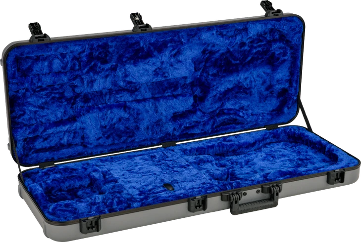 Fender Deluxe Molded Strat/Tele Case Silver/Blue