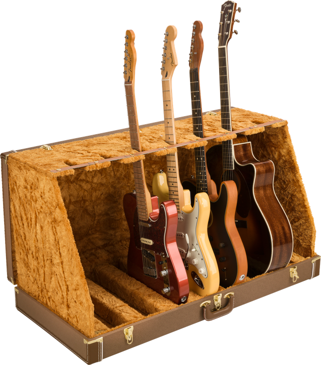 Fender Fender Classic Series Case Stand - 7 Guitar Brown