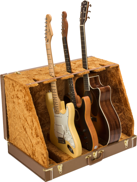 Fender Fender Classic Series Case Stand - 5 Guitar Brown