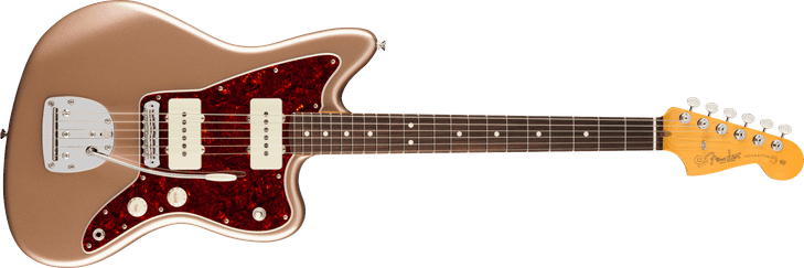 Fender American Professional Classic Jazzmaster Rosewood FB Faded Firemist Gold with Bag
