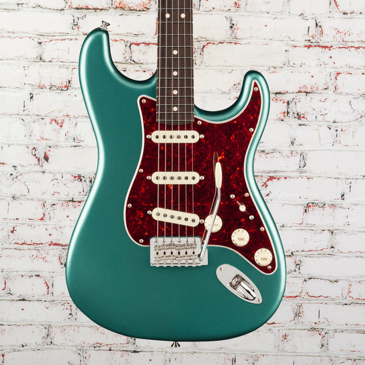 Fender American Professional Classic Stratocaster Rosewood FB Faded Sherwood Green Metallic with Bag 