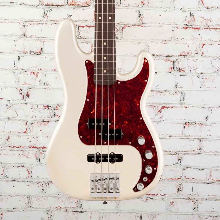 Fender Player II Modified Active Precision Bass Rosewood FB Olympic Pearl with Bag