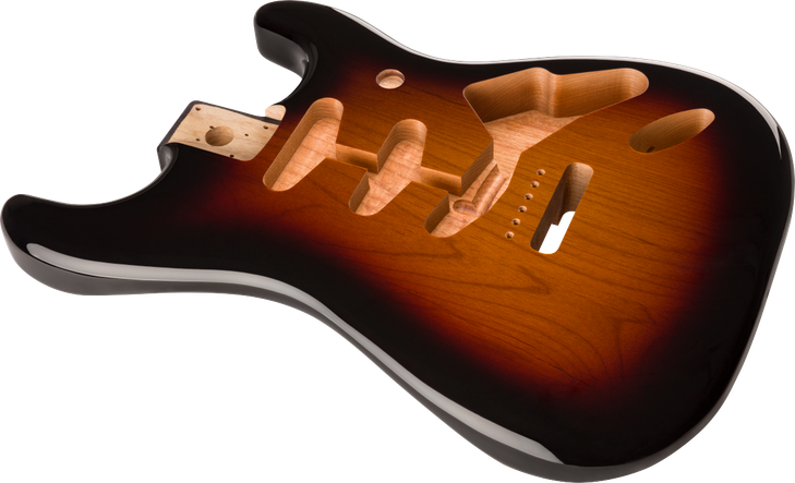 Fender Classic Series 60's Stratocaster SSS Alder Body Vintage Bridge Mount 3-Color Sunburst