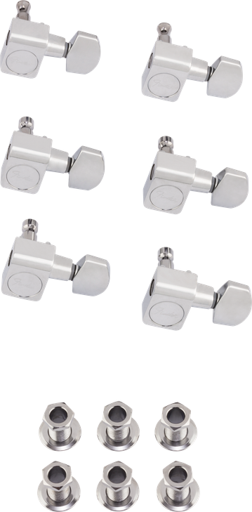Fender American Standard Series Guitar Tuning Machines Chrome (6)