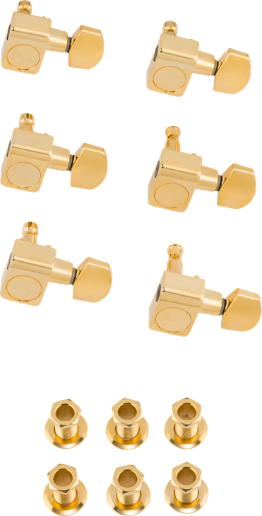 Fender American Standard Series Guitar Tuning Machines Gold (6)