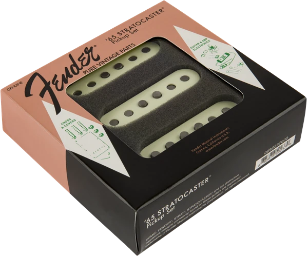 Fender Pure Vintage '65 Strat Pickup Set Vintage White (3)
