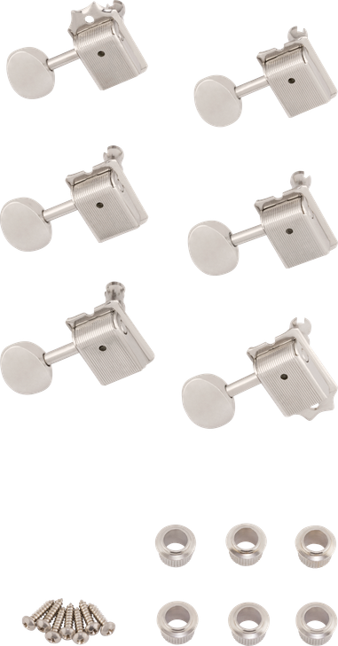 Fender American Vintage Guitar Tuning Machines Lefty LH (Nickel) (6)