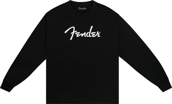 Fender Fender Spaghetti Logo Long-Sleeve T-shirt Black L
