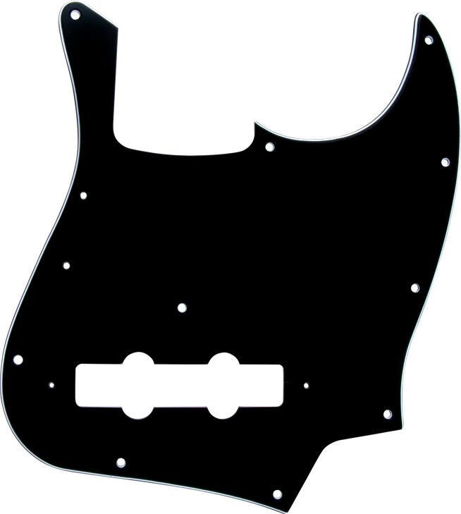 Fender Pure Vintage Pickguard Jazz Bass '70s 10-Hole Mount Black 3-Ply