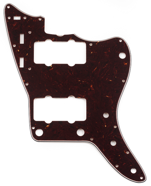 Fender Pure Vintage Pickguard '65 Jazzmaster 13-Hole Mount Brown Shell 3-Ply
