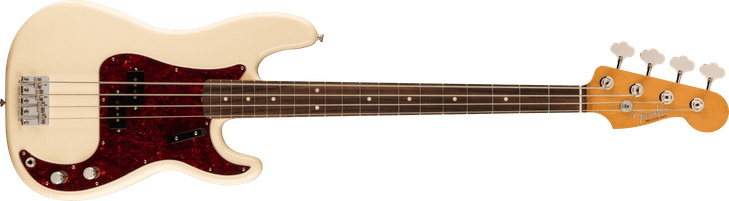 Fender Vintera II '60s Precision Bass Rosewood FB Olympic White with Bag