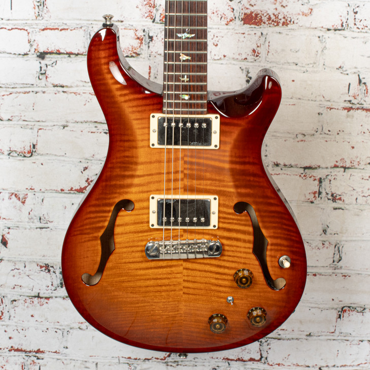PRS - Hollowbody II Piezo 10-Top Electric Guitar Cherry Sunburst w/OHSC - USED