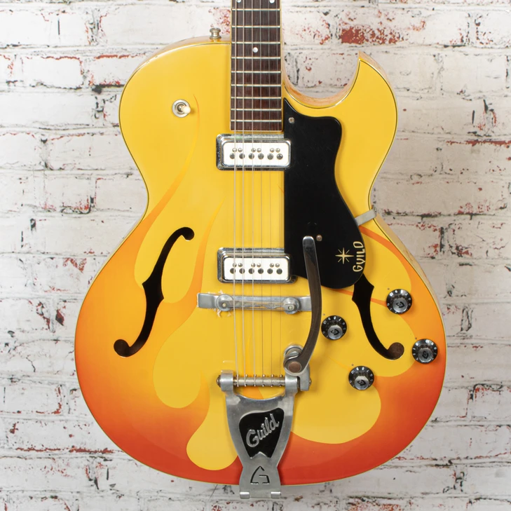 Guild - 1961 Starfire III Semi-Hollowbody Electric Guitar Custom Refinish - VINTAGE