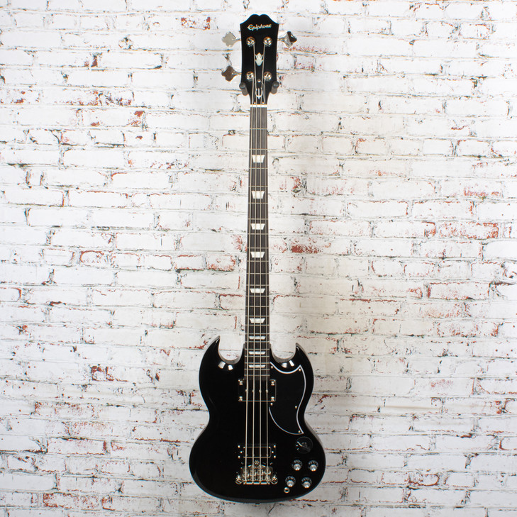 Epiphone - SG Bass Guitar w/ Rosewood Fretboard - Ebony - w/ Gigbag