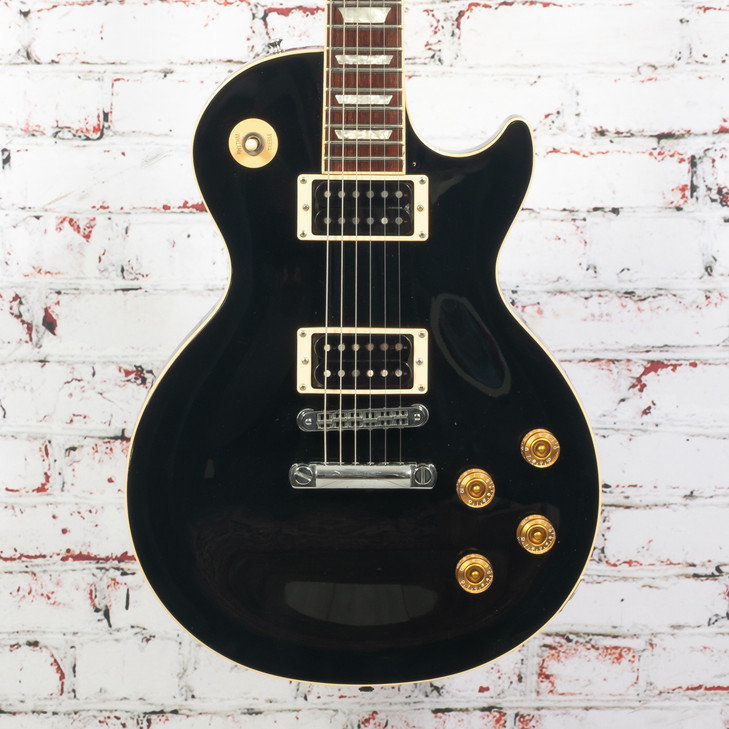Gibson - 2000 Les Paul Standard Electric Guitar Ebony (Sanded Neck) w/OHSC - USED