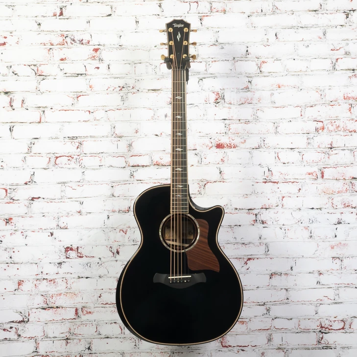 Taylor - 2026 Next Generation Builder's Edition 814ce Grand Auditorium - Acoustic-Electric Guitar - Indian Rosewood / Adirondack Spruce Top - Blacktop - w/ Hardshell Case