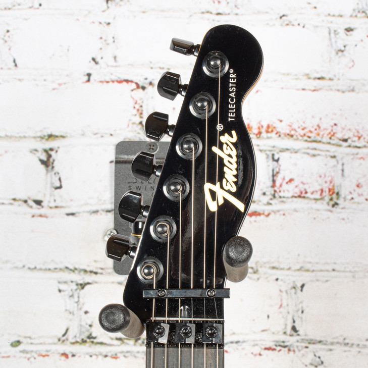 Fender - Limited Edition Player Fusion Telecaster HH - Electric Guitar w/ Ebony Fingerboard - Floyd Rose - Aura Metallic - w/ Deluxe Gigbag