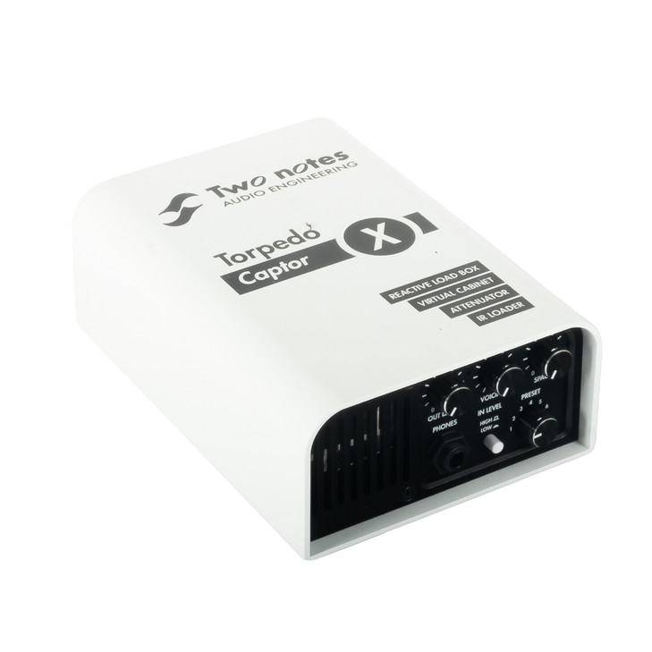 Two Notes Torpedo Captor X 8ohm Stereo Reactive Load Box and Attenuator White USED