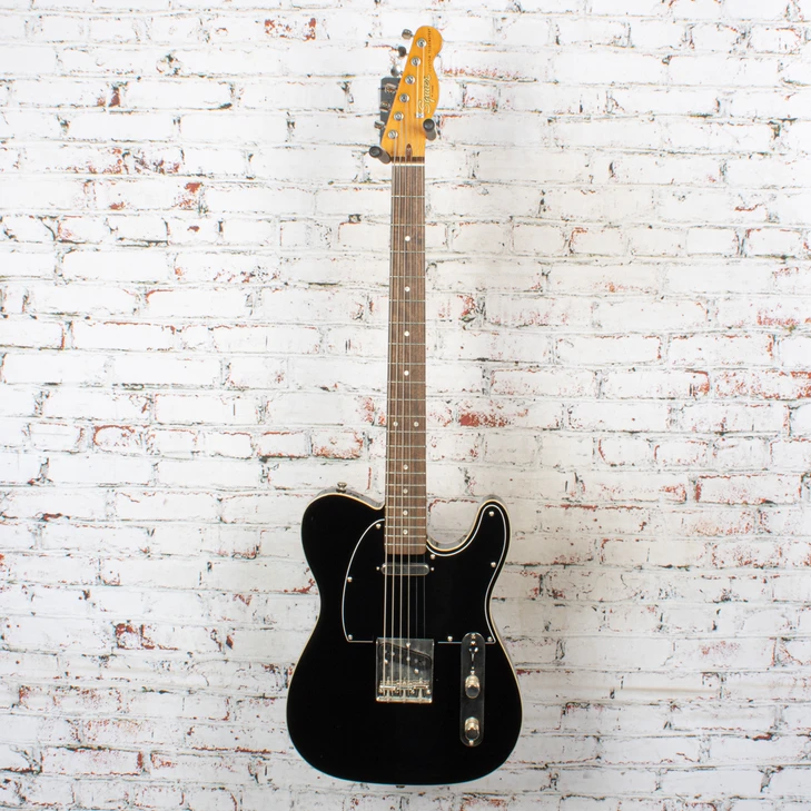 Squier - 2022 Classic Vibe Baritone Custom Telecaster Electric Guitar - Black USED