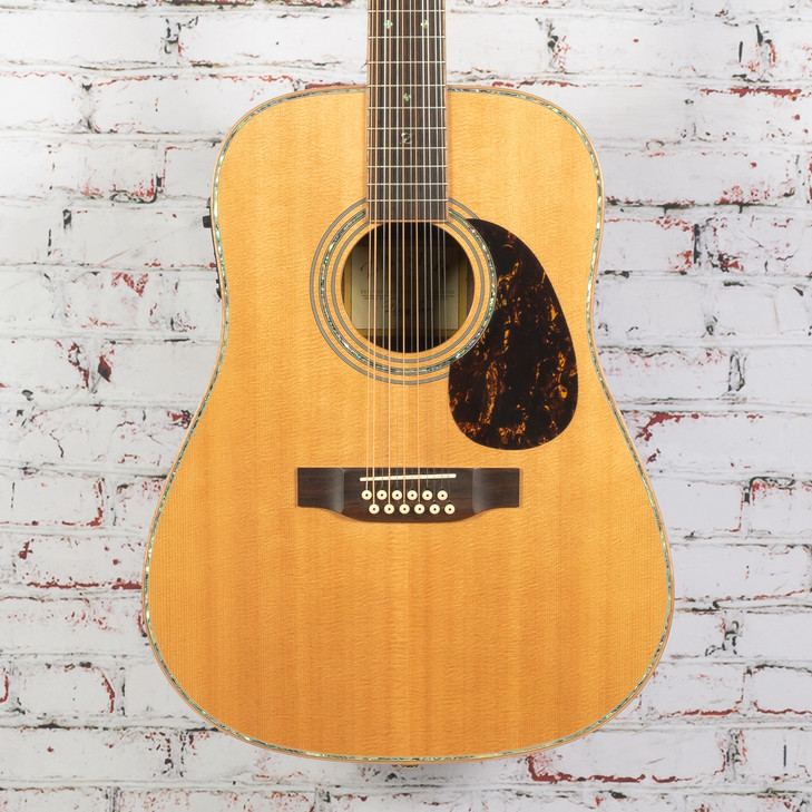 Zager ZAD900E-12 12-String Acoustic Guitar Natural with OHSC USED