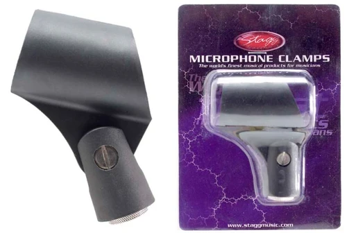 Stagg - MH-6A - Rubber Microphone Clip - Black
