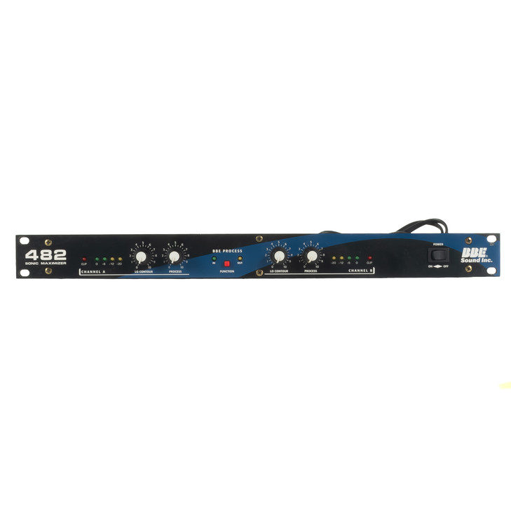 BBE 482 2-Channel Sonic Maximizer Rack Mount Unit 1U USED
