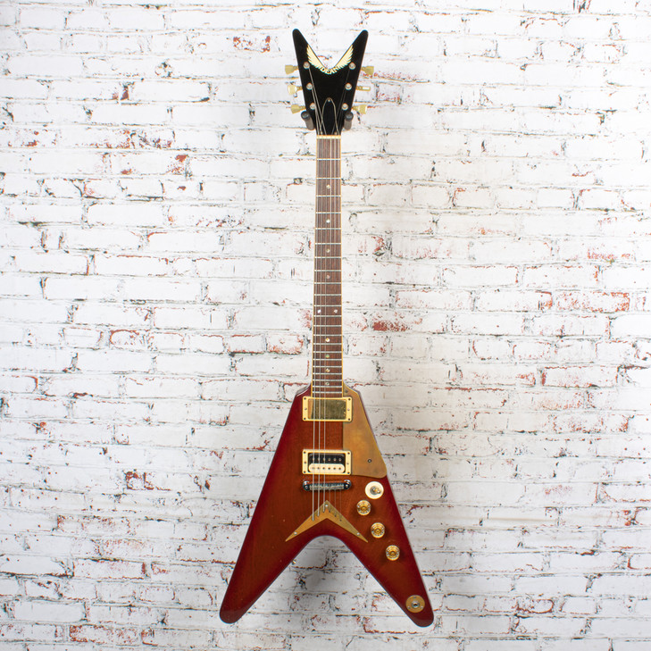 Dean - 1980 USA V Electric Guitar Sunburst w/OHSC - VINTAGE