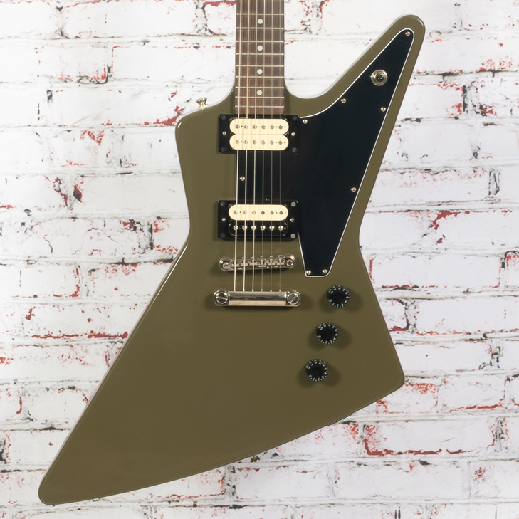 Epiphone Limited Edition Explorer Electric Guitar Olive Drab W/OHSC USED