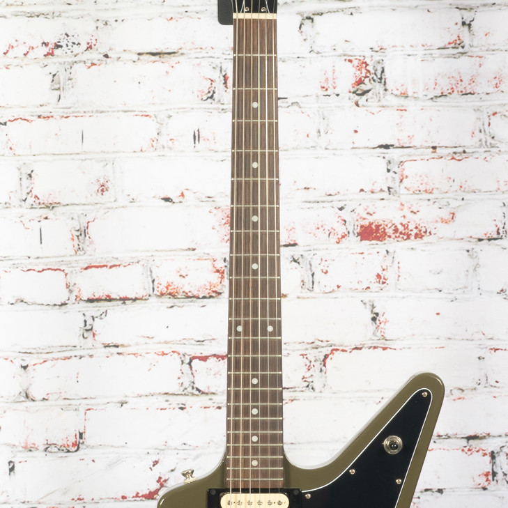 Epiphone - Limited Edition Explorer Electric Guitar - Olive Drab - w/OHSC USED