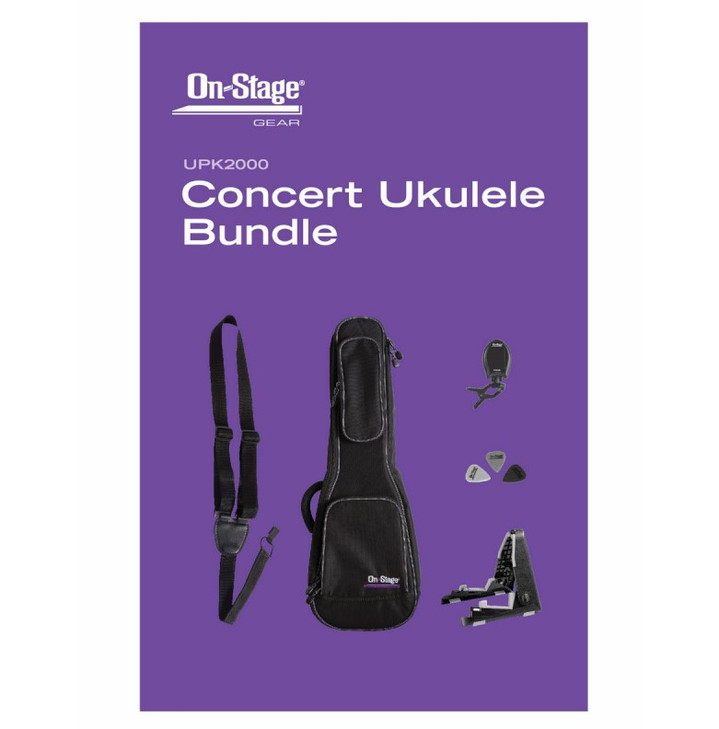 On-Stage Concert Ukulele Bundle