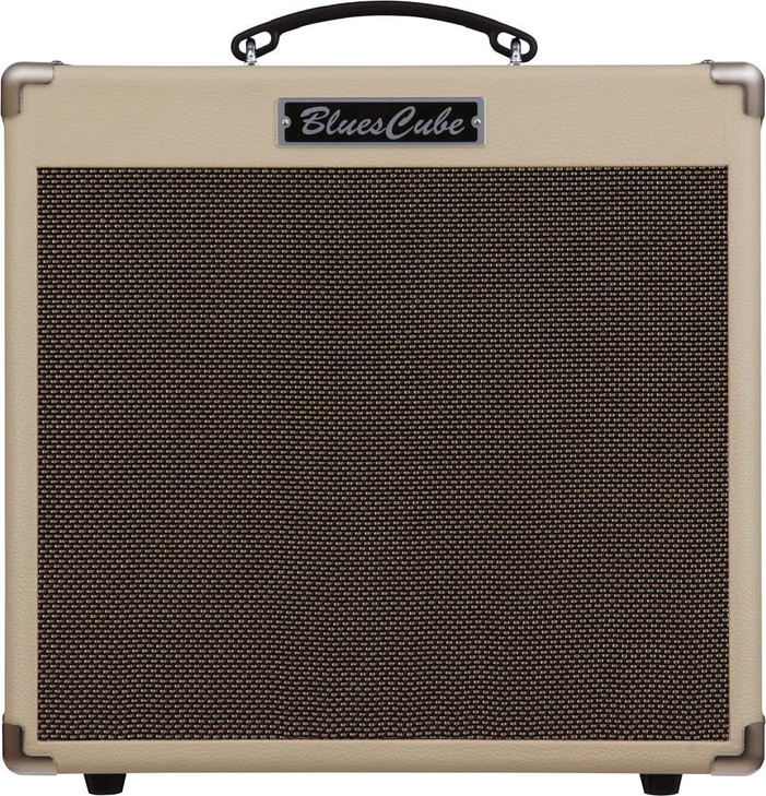 Roland BC-HOT-VB Blues Cube Hot Guitar Combo Amplifier with Tube Tone, 30-Watt Amp with 12-Inch Speaker, Vintage Blond (BC-HOT-VB)